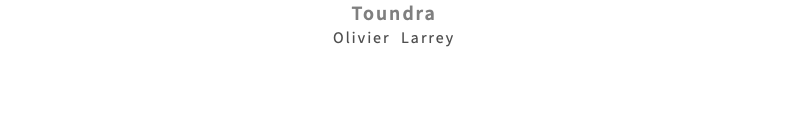 Toundra Olivier Larrey 